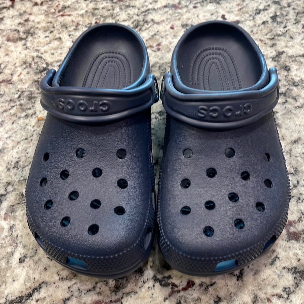 Navy Blue Crocs